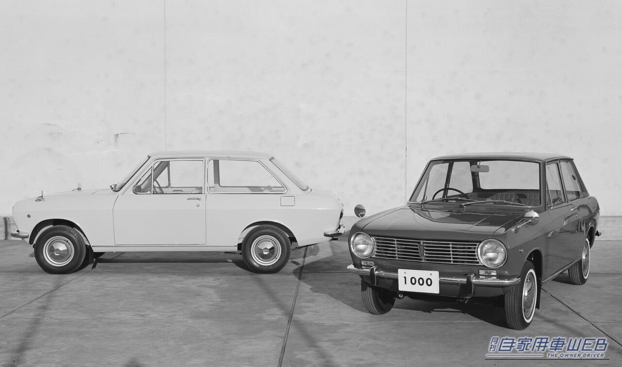 初代サニー(1966年)|「教養としてのニッポン自動車産業史」〜『マイカー元年前夜』日産サニー誕生の秘話。社長の反対を押し切った技術者たちの執念と戦略~