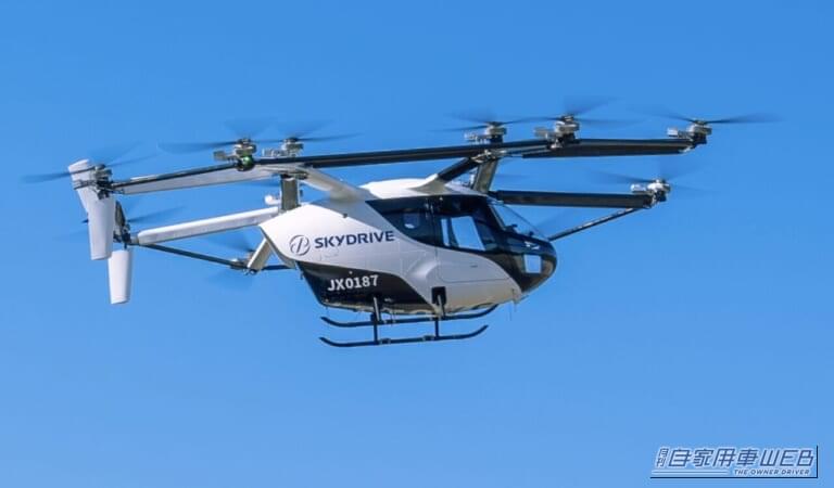 未来の空がやってくる！  東京ビッグサイトで「空飛ぶクルマ」が初飛行