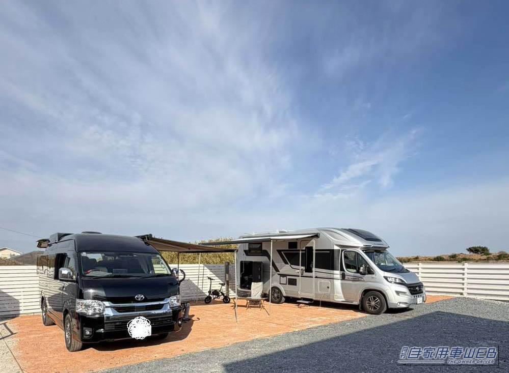 |車中泊で気軽に旅をしたい方にオススメ! 快適に、そして安全に楽しめる『RVパーク』最新情報。【千葉県長生郡/RVパークIchinomiya Seaside Mark Base】