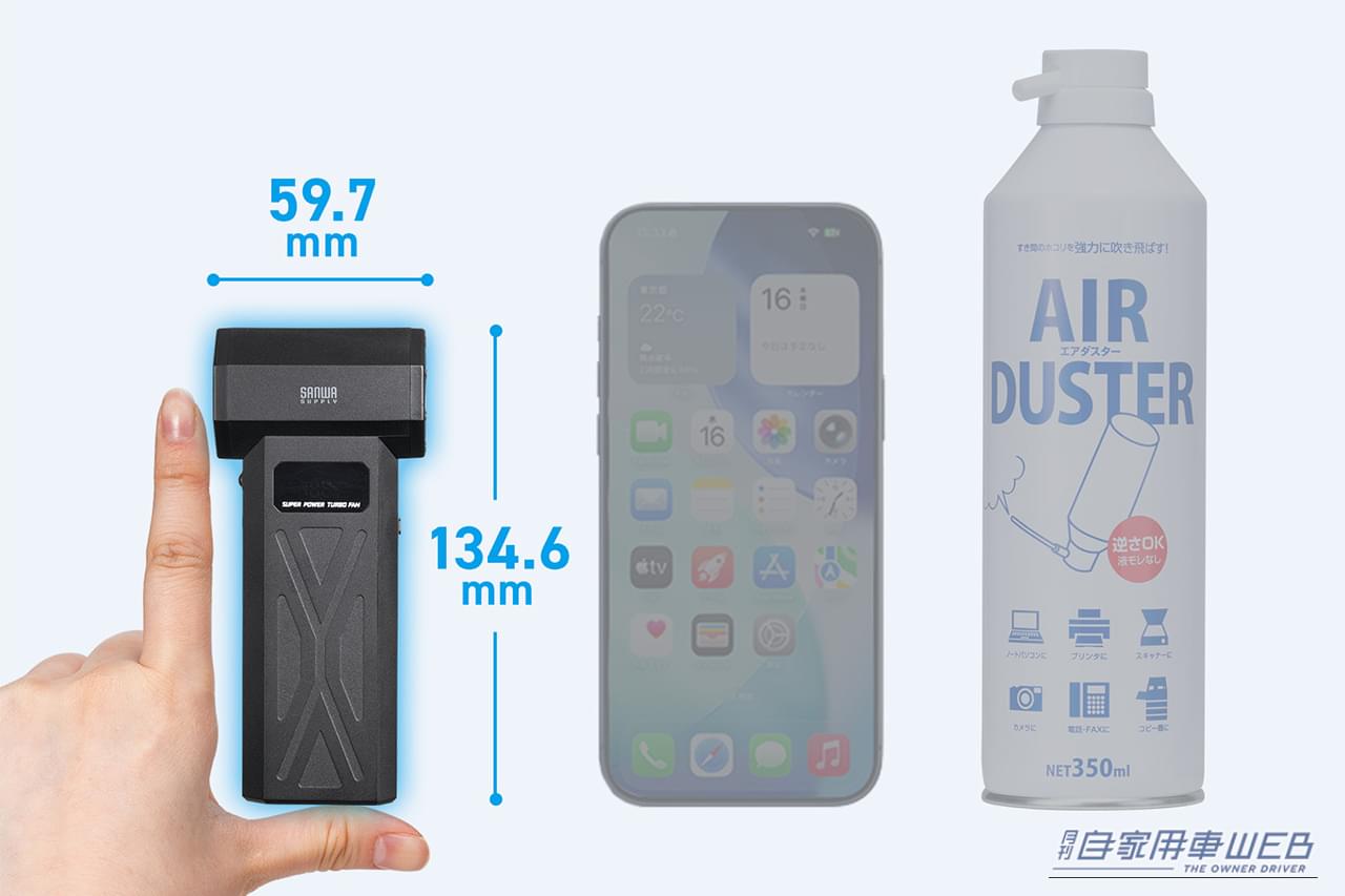 |「コレめっちゃいい…」超コンパクトなのにパワフル。充電式だから安全に使える! 誰もが知る日本メーカーのアイテムを紹介