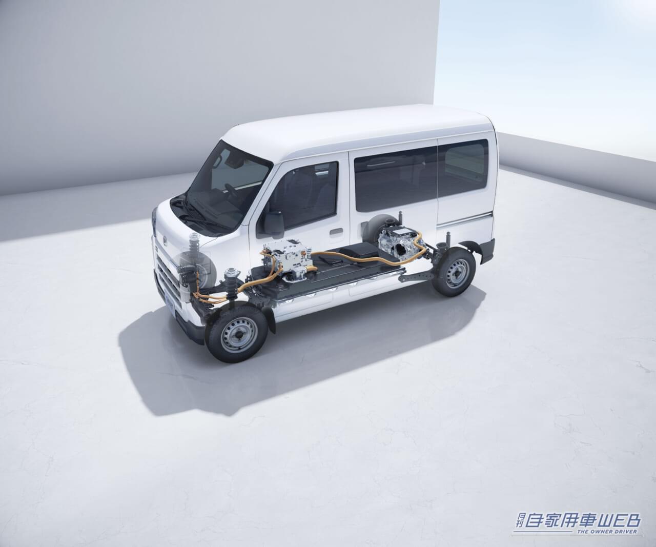 ｜新型・軽自動車「もはや最強クラスでは？」“フルフラット可” 荷室スペースは驚愕の広さ。航続距離クラスNo1は物流を支配するか？