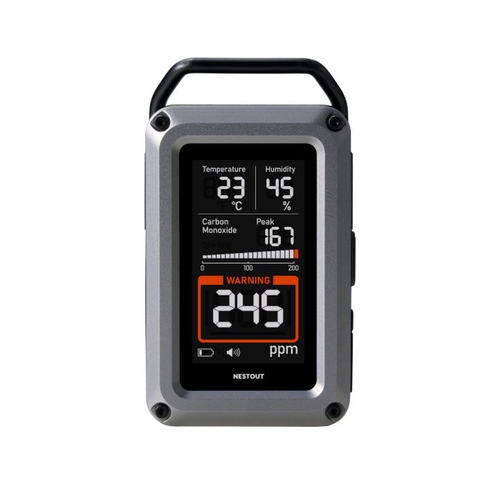 エレコム NESTOUT 一酸化炭素アラーム3in1｜「これメッチャいいじゃん！」必要な情報をひと目で把握。さらにアラーム音でも警告。幅広く使える、日本製高精度センサー内蔵探知機を紹介