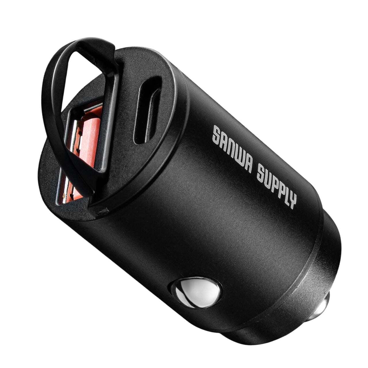 サンワサプライのカーチャージャー200-CAR124AC｜「まるで純正…」「コレって後付けなの？」クルマの中の救世主。コンパクトなのにハイパワー、安心のサンワサプライ製