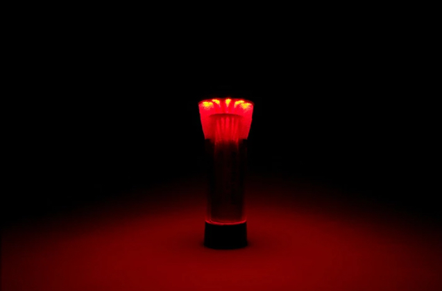 WINDSWAVESのオーロラライトの赤色光点灯モード｜「そんな使い方ができるんだ…？」あらゆる車両に設置可能！ 1つ持っておくと何かと重宝するアイテムを紹介