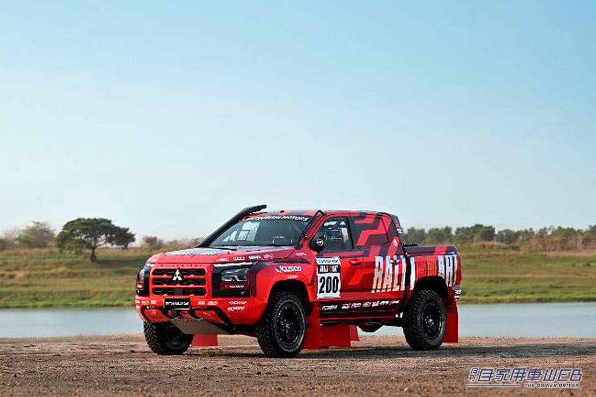 |チーム三菱ラリーアート、トライトン3台体制でアジアクロスカントリーラリー2026に連覇を狙う