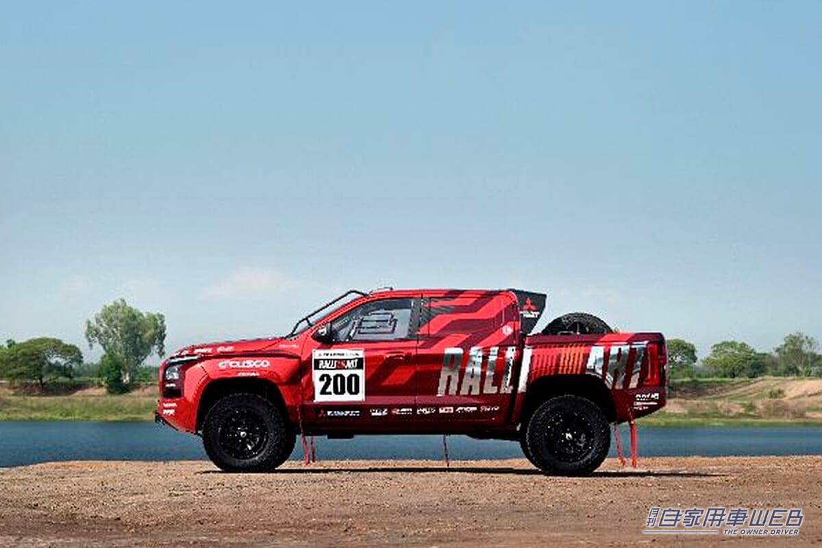 ｜チーム三菱ラリーアート、トライトン3台体制でアジアクロスカントリーラリー2026に連覇を狙う