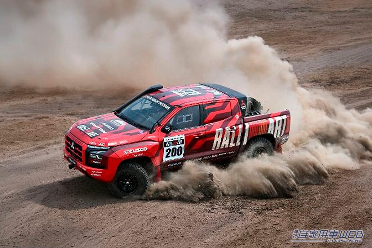 |チーム三菱ラリーアート、トライトン3台体制でアジアクロスカントリーラリー2026に連覇を狙う