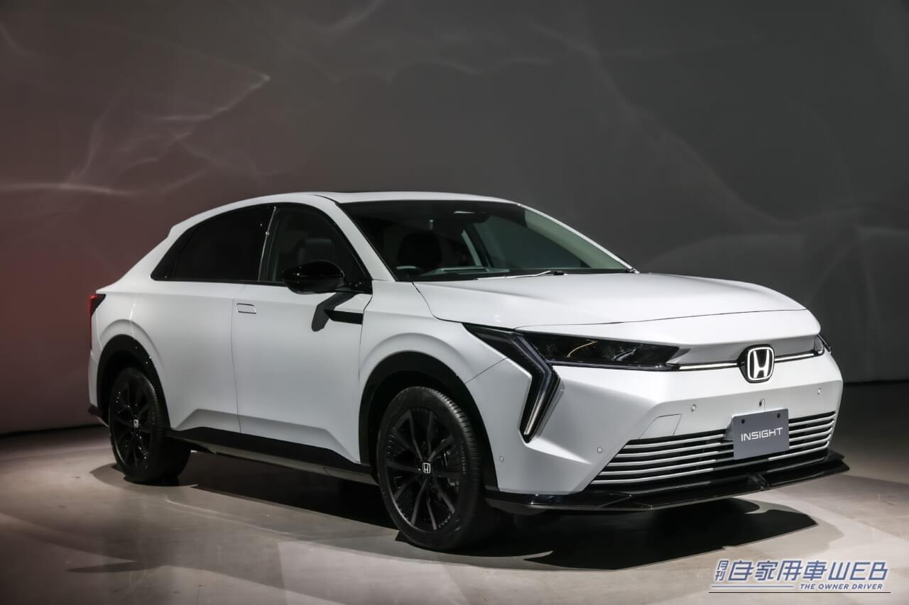 ｜ホンダ新型「インサイト」航続500km超のBEVとして復活。【先行ティザーサイトを公開、発売は2026年春を予定】