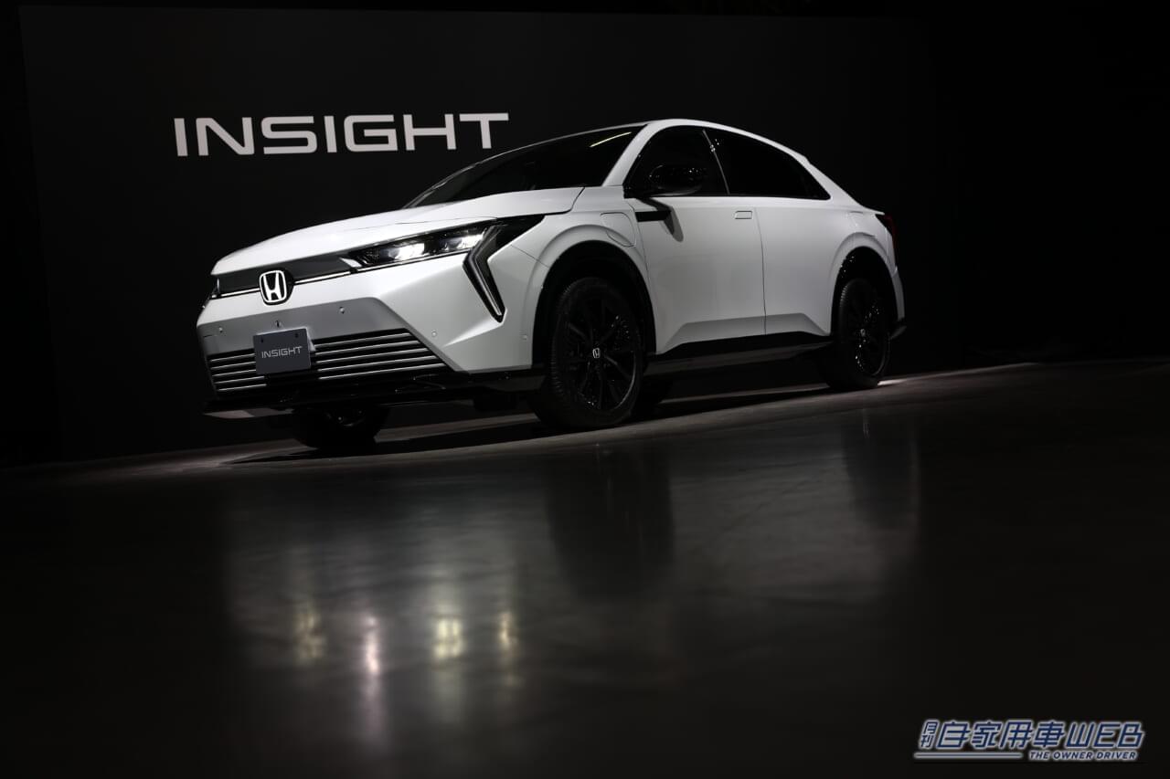 |ホンダ新型「インサイト」航続500km超のBEVとして復活。【先行ティザーサイトを公開、発売は2026年春を予定】