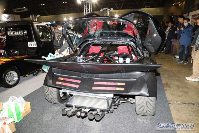 双竜|え?前後にエンジン?何でもありの魔改造「双竜」が挑むカスタムカーの限界突破