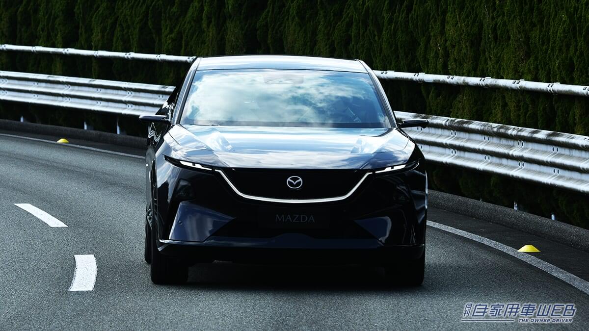 「これがマツダの電気自動車です」日本未導入の『EZ-60』って…? マツダの“電動クロスオーバーSUV”に乗ってみた。