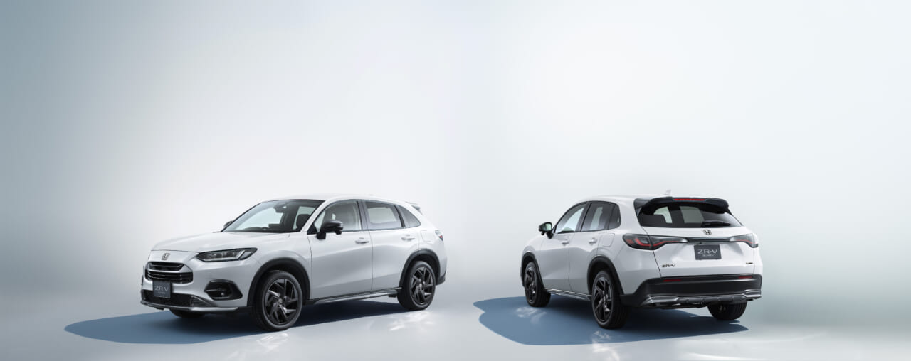 ｜「イメージ一変の新グリル」「RVルックのボディパーツ」を新設定。ホンダZR-V（改良新型）純正アクセサリー発売【ナビも最新11.4インチ型に】