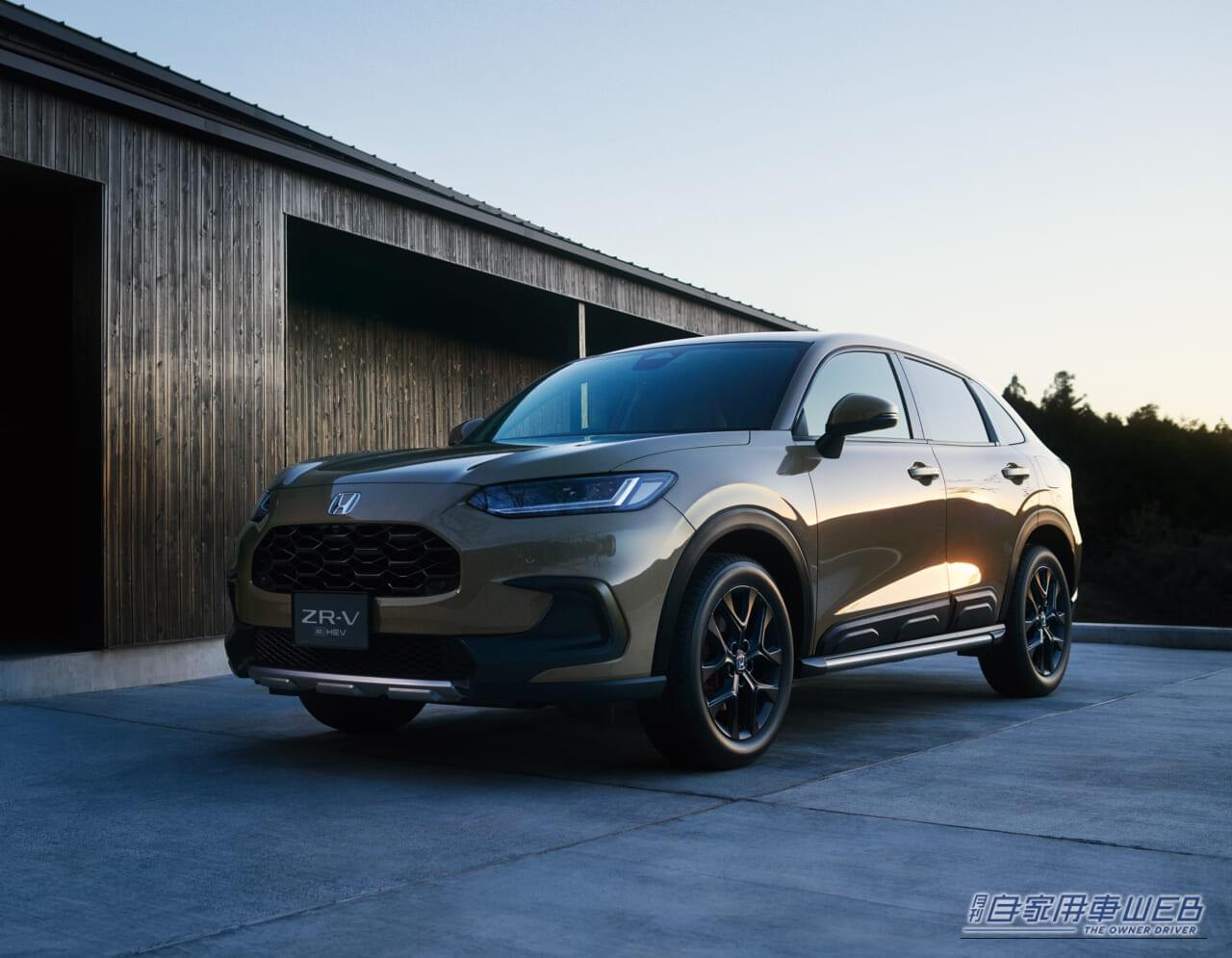 e:HEV Z 特別仕様車 CROSS TOURING|【ホンダ・ZR-Vが一部改良】Google搭載ディスプレー採用&ハイブリッド専用モデルへ