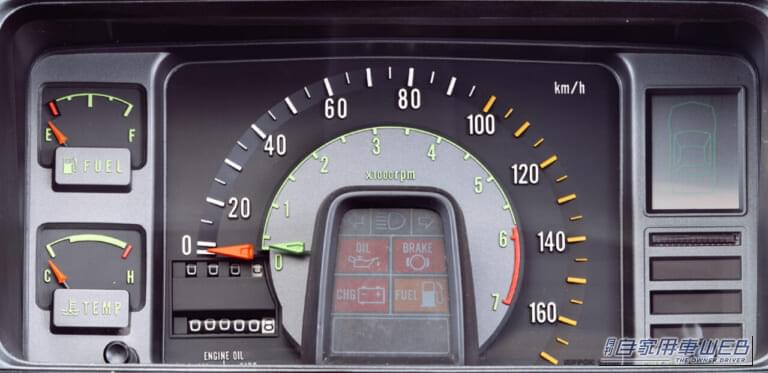 初代プレリュード(メーター)|「とにかく地味だった」スポーティさをウリにしたライバル車とはまったく逆路線だが、見据えた先は世界戦略車だったインテリジェント・クーペ