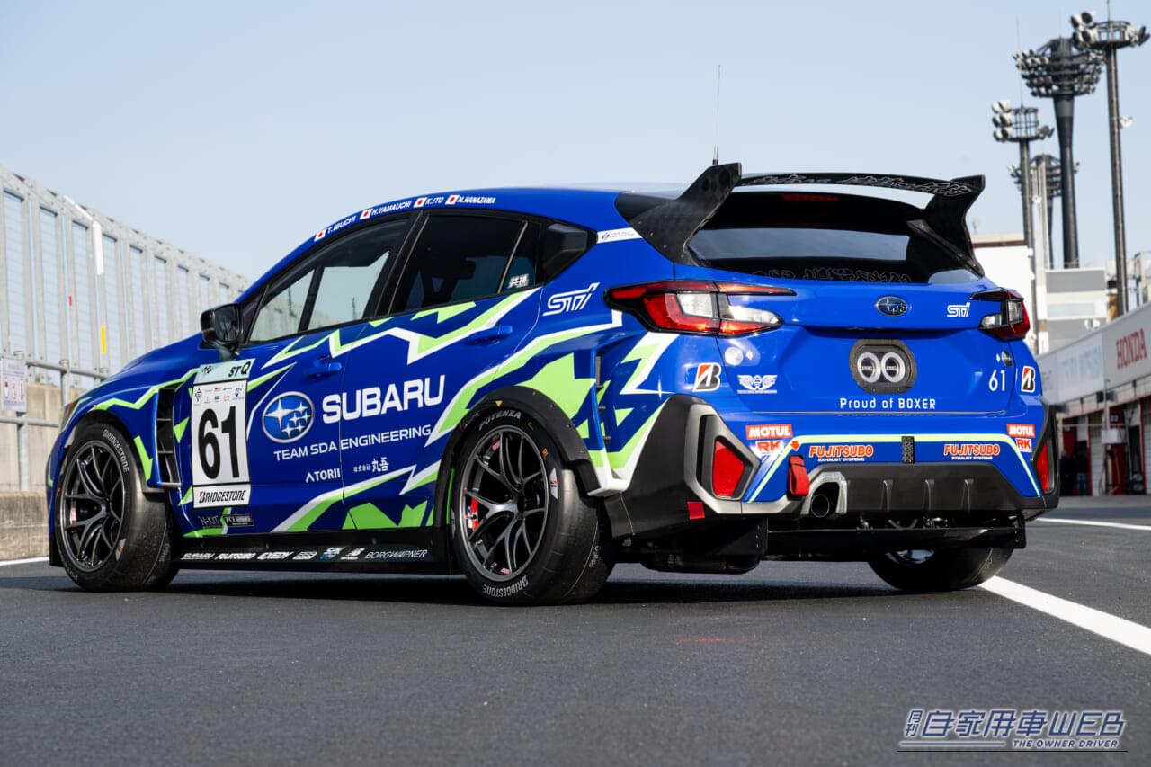 ｜SUBARU、スーパー耐久2026開幕戦から新型マシン投入　「HIGH PERFORMANCE X VersionⅡ」でこれまで以上に”勝ち”にこだわる