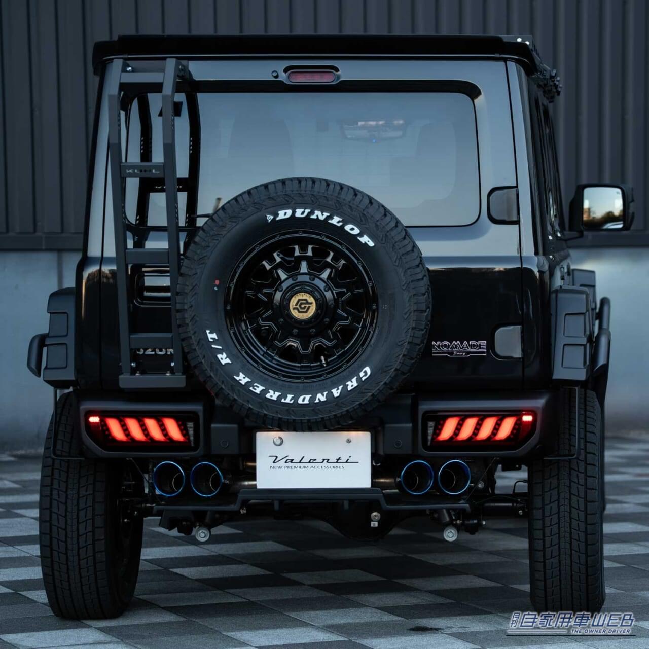 装着イメージ｜「現行ジムニーの存在感がめっちゃアップ！」夜間走行で際立つテールランプを見よ‼︎