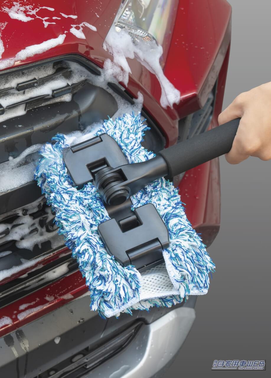 |保水力抜群の洗車ツール!高吸水スポンジ×マイクロファイバーが絶妙に融合