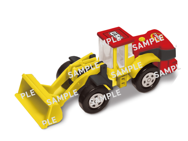 キャンペーントミカ ドデカミン ホイールローダー（サイズ：約W33mm×H36mm×D92mm）｜「えっ…コレ全部集めたい…」限定トミカがその場でもらえるキャンペーンをセブンイレブンで実施中！ 早速1台ゲット！