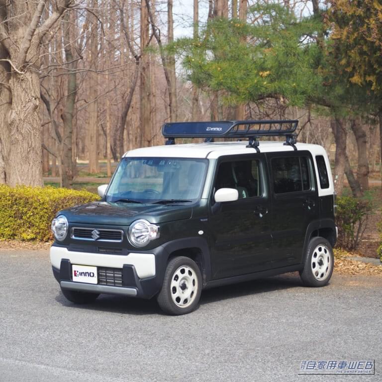 INNO ルーフバスケット100（INT501BK｜「すぐ使える！」組み立て不要で愛車が冒険仕様に。SUVから軽まで似合う“タフでスマート”な新型ルーフバスケットが登場