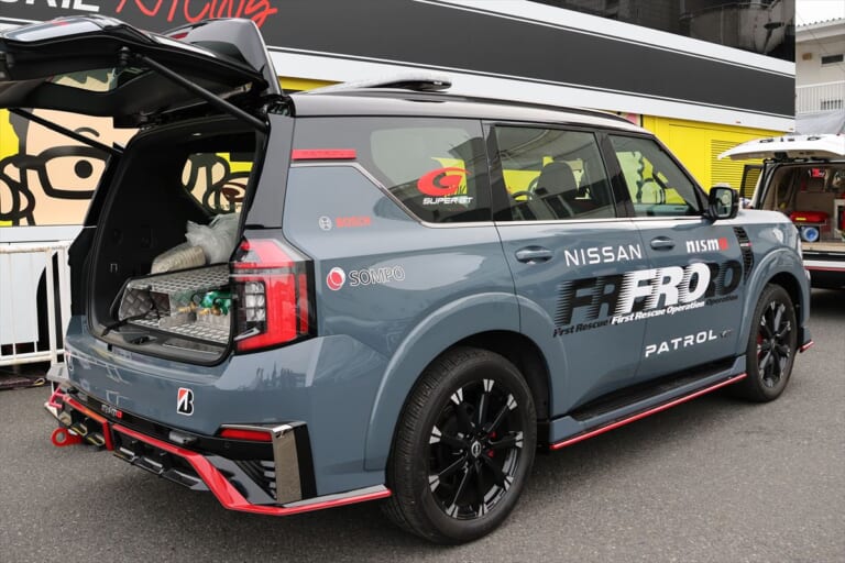 日産パトロールNISMO FRO｜日産が新型「パトロールNISMO」を緊急対応車両としてSUPER GTに寄贈！