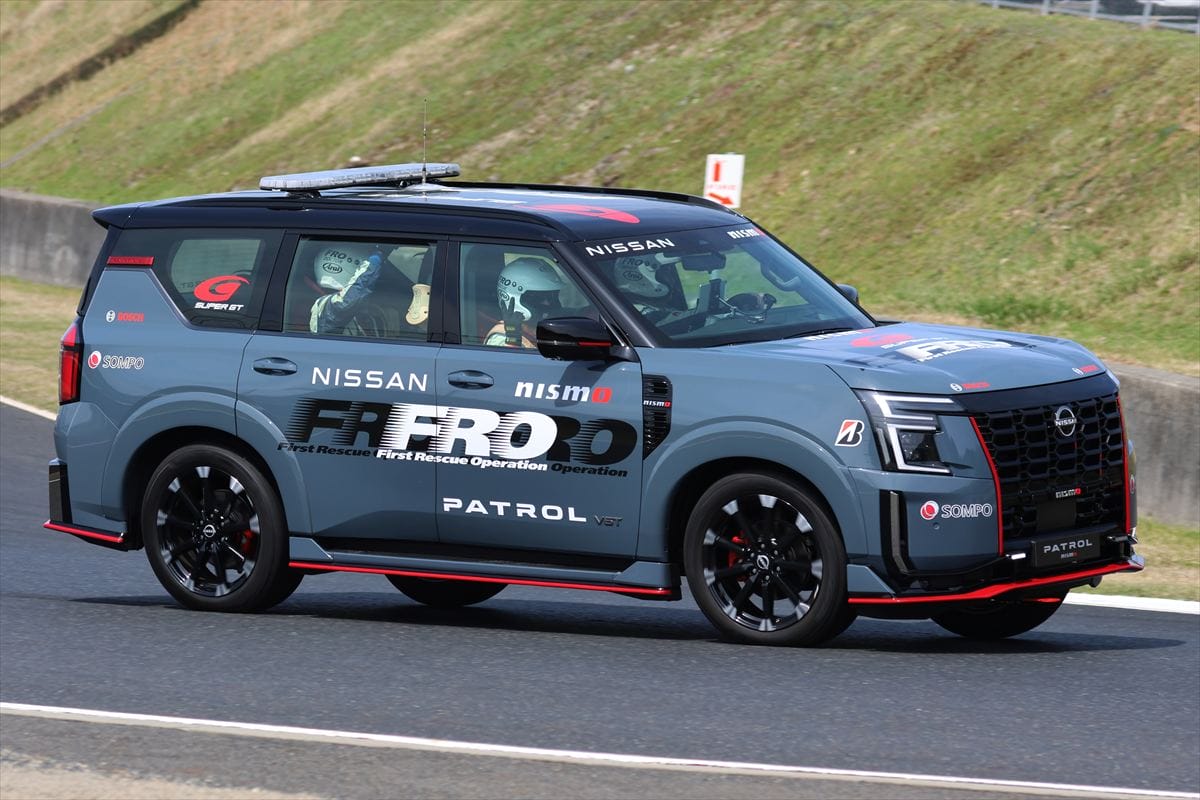 日産が新型「パトロールNISMO」を緊急対応車両としてSUPER GTに寄贈！