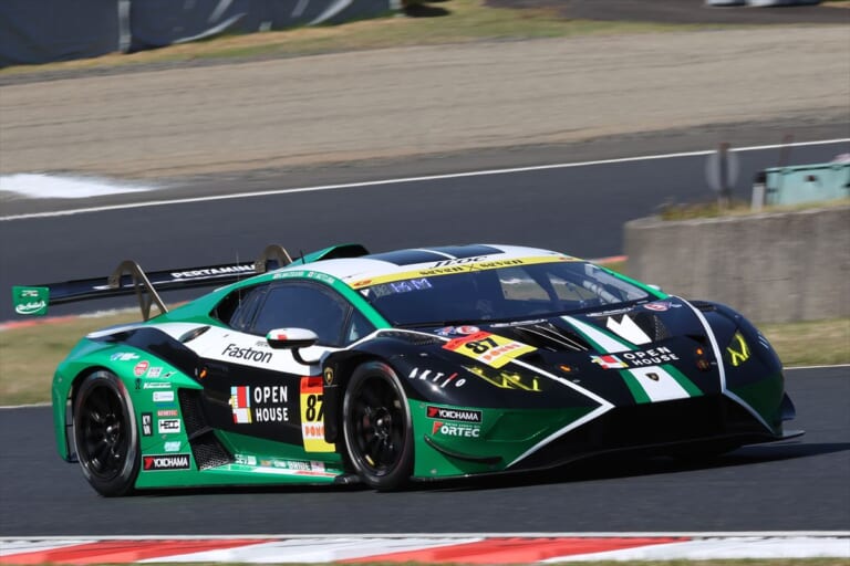 65号車 LEON PYRAMID AMG と 87号車 OPEN HOUSE Lamborghini GT3｜【SUPER GT 開幕戦岡山】予選で見るGT300クラスの全参戦マシン Q1-A組 編