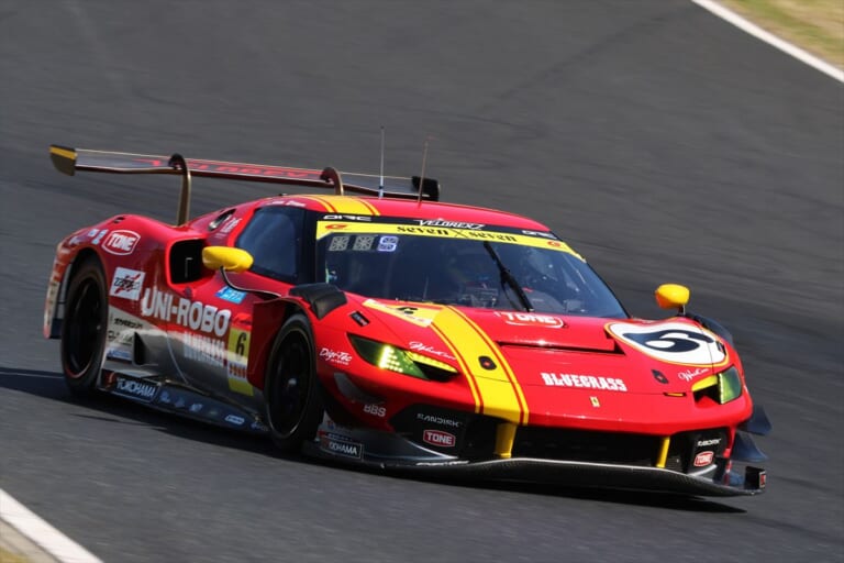 6号車 UNI-ROBO BLUEGRASS FERRARI｜【SUPER GT 開幕戦岡山】予選で見るGT300クラスの全参戦マシン Q1-A組 編