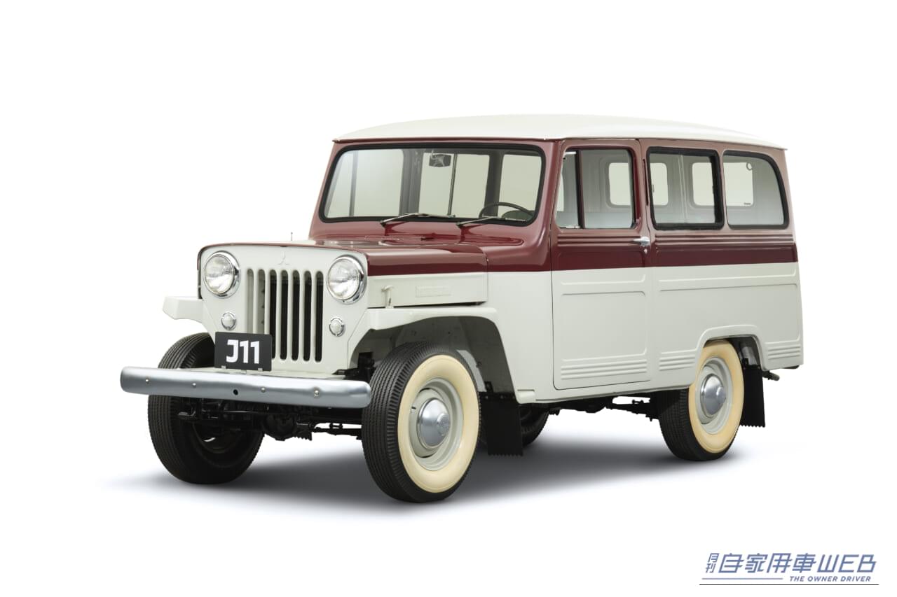 J11デリバリ・ワゴン（1953年）｜「砂漠の覇者」が蘇る！三菱自動車が1985年ダカールラリー優勝車をオートモビルカウンシルで公開