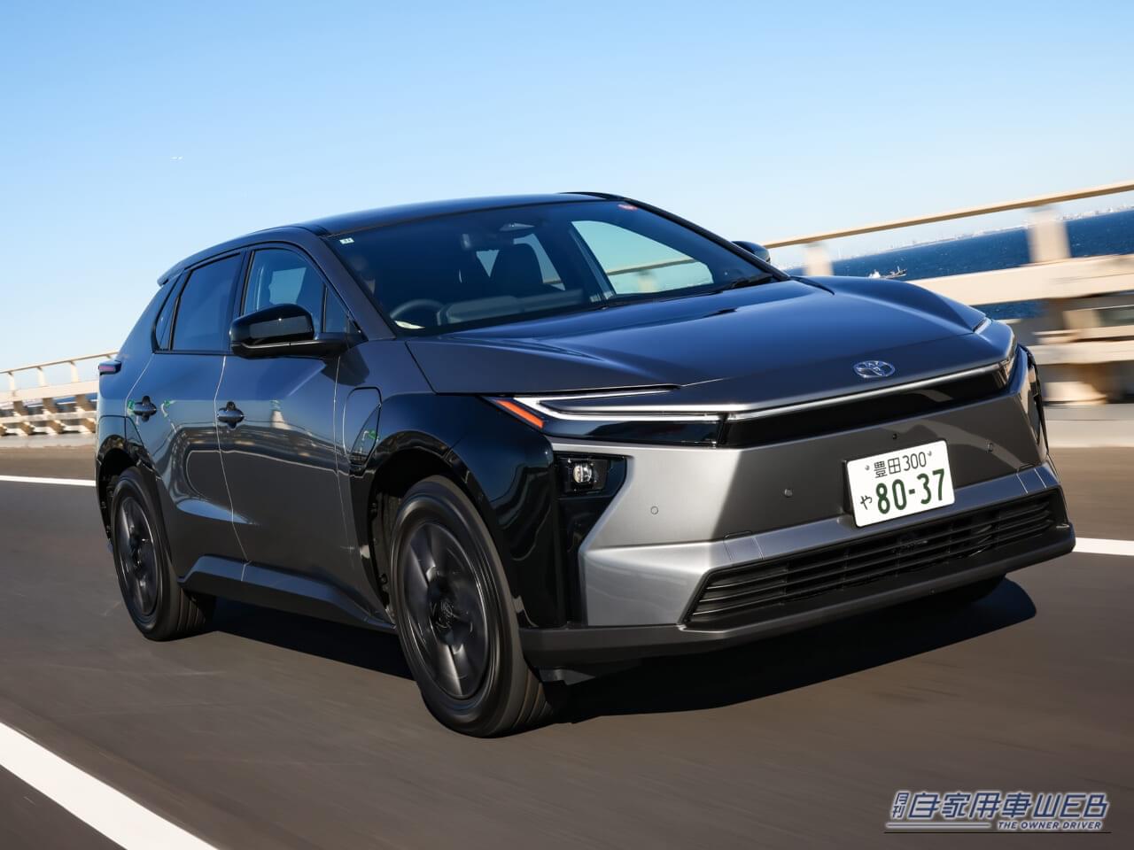 トヨタbZ4X、2025年度下半期も国内BEV販売首位を獲得！　航続距離746km＆0-100km/h加速5.1秒の「別物」進化が大ヒットの理由