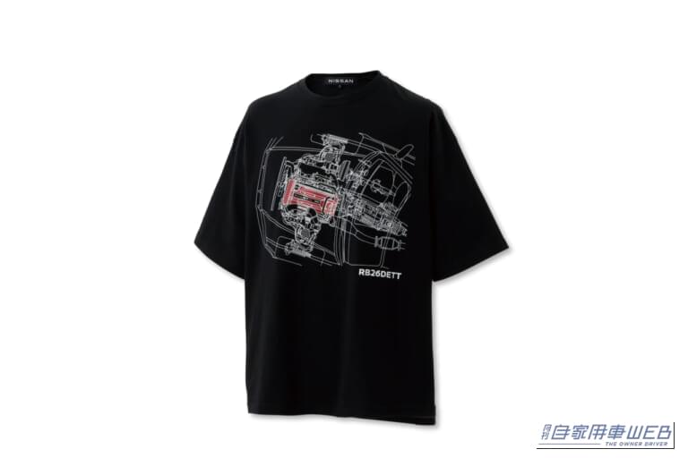 R34 エンジンイラストTシャツ｜日産・NISMOファン必見！オフィシャルグッズの新商品が登場