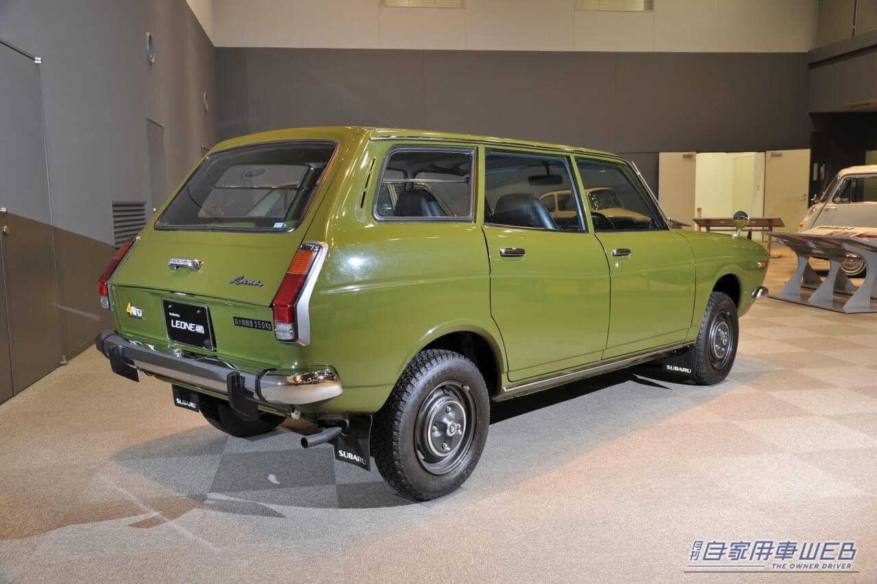 レオーネエステートバン4WD（1972年式）｜「4WD乗用車のパイオニア！」　技術者集団「SUBARU 」が自動車史に刻んだ偉大な足跡。今に引き継ぐスバルAWDの源流となったクルマ‼︎