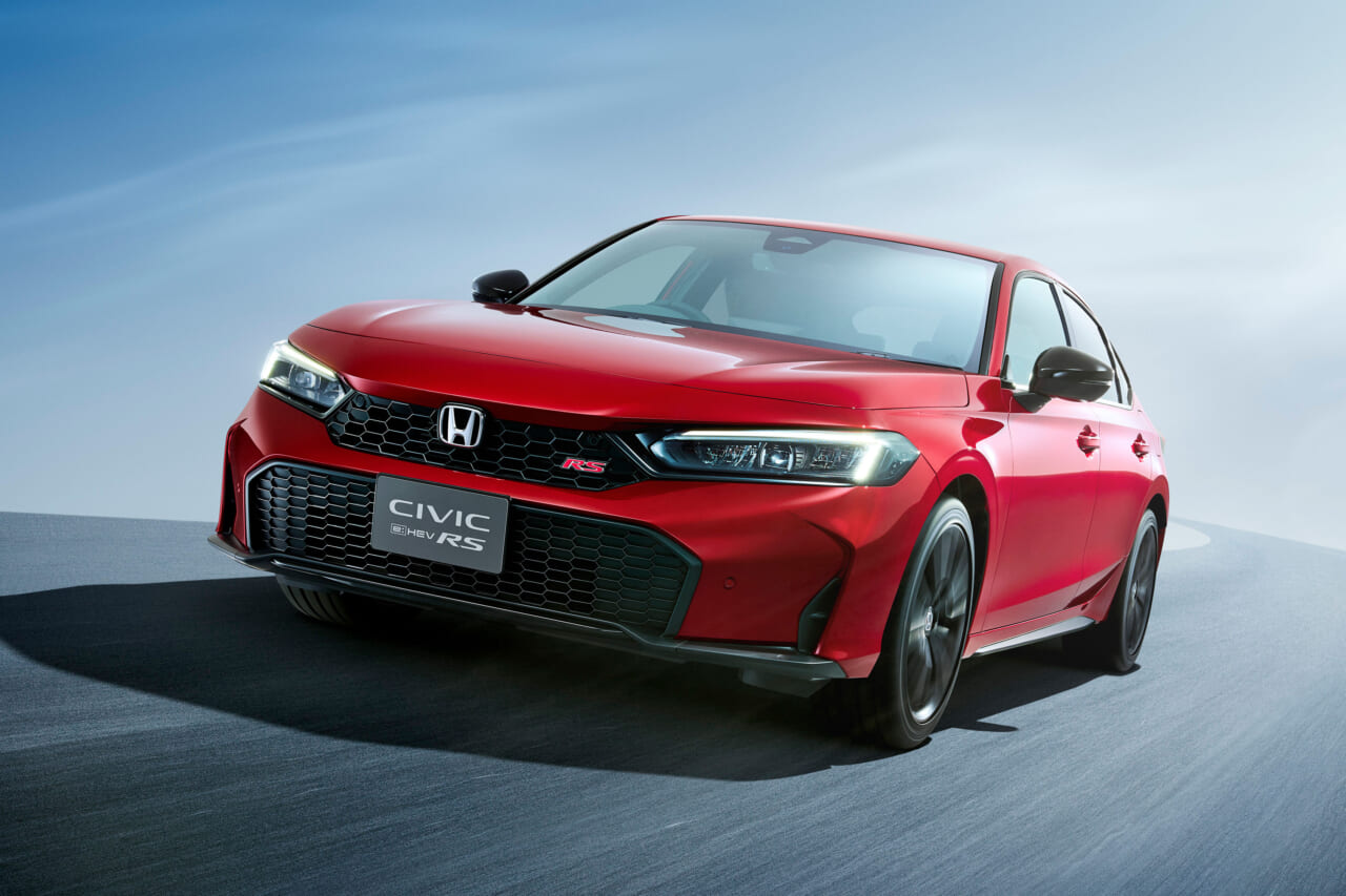 プレリュードの技術を継承したスポーツシビック誕生。6月発売、先行受注をスタート【シビック e:HEV RS】