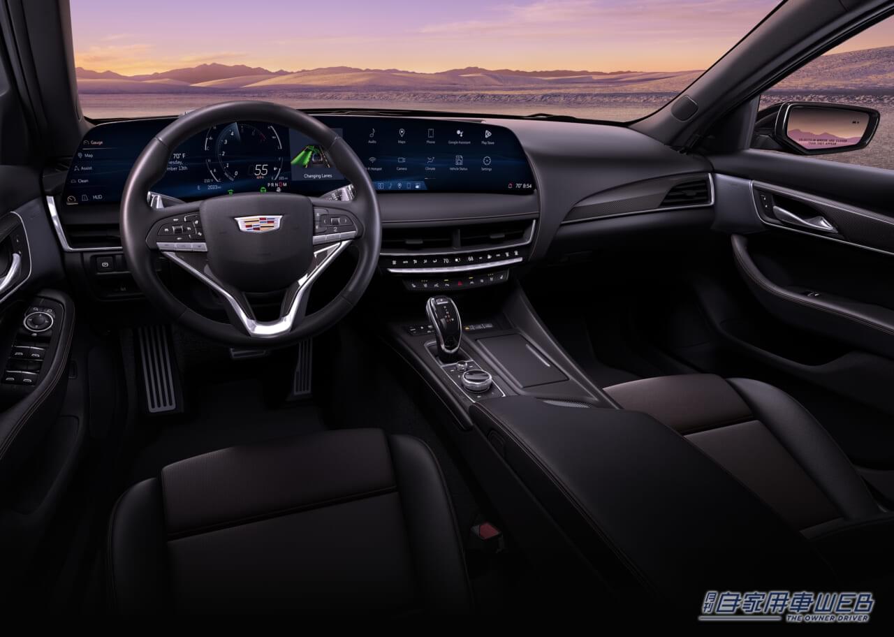 キャデラック CT5|次世代デザインと本格スポーツセダンの走りが融合 改良新型「キャデラック CT5」が日本上陸 33インチ大型ディスプレイ採用でモダンに!