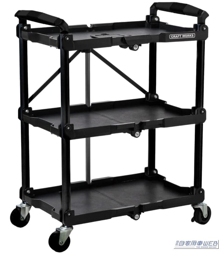 クラフトワークス クラフトワゴン（ファンスタンダード）｜「この発想はなかった…」とんでもない格納性！クルマの空いたスペースにもスッポリ積載。一度使うと手放せない、超便利アイテムを紹介！［クラフトワゴン］
