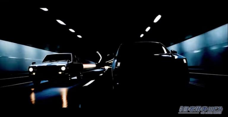 公式動画で、次期「スカイライン」を強烈アピール。「濃密な8秒」で確認できる「フロントマスク」と「走り」イメージは絶対に見るべき