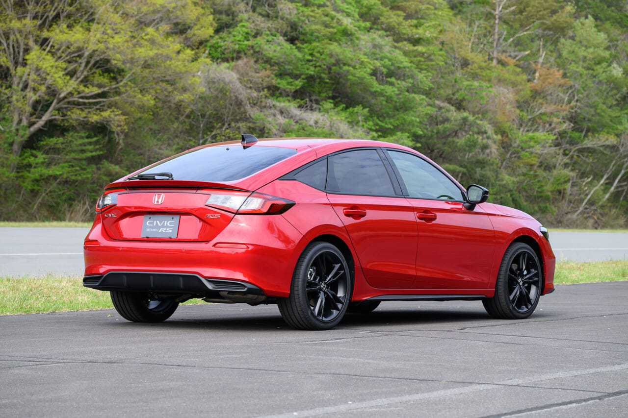 シビック e:HEV RS｜プレリュードの技術を継承したスポーツシビック誕生。6月発売、先行受注をスタート【シビック e:HEV RS】