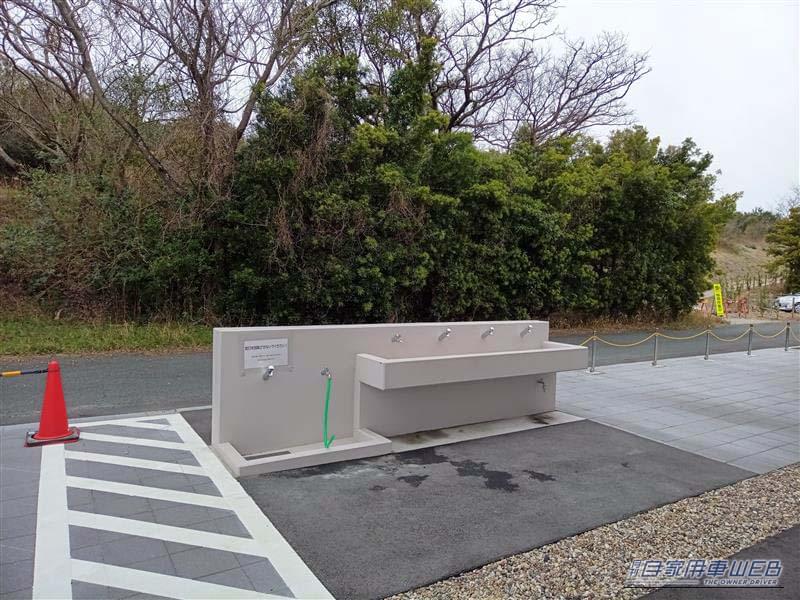 RVパークうみてらすDORI|【車中泊旅行におススメ! RVパーク最新情報】「遠州灘のパノラマや美しい夕日を展望デッキから楽しめる絶景RVパーク」 ~静岡県袋井市/RVパークうみてらすDORI~