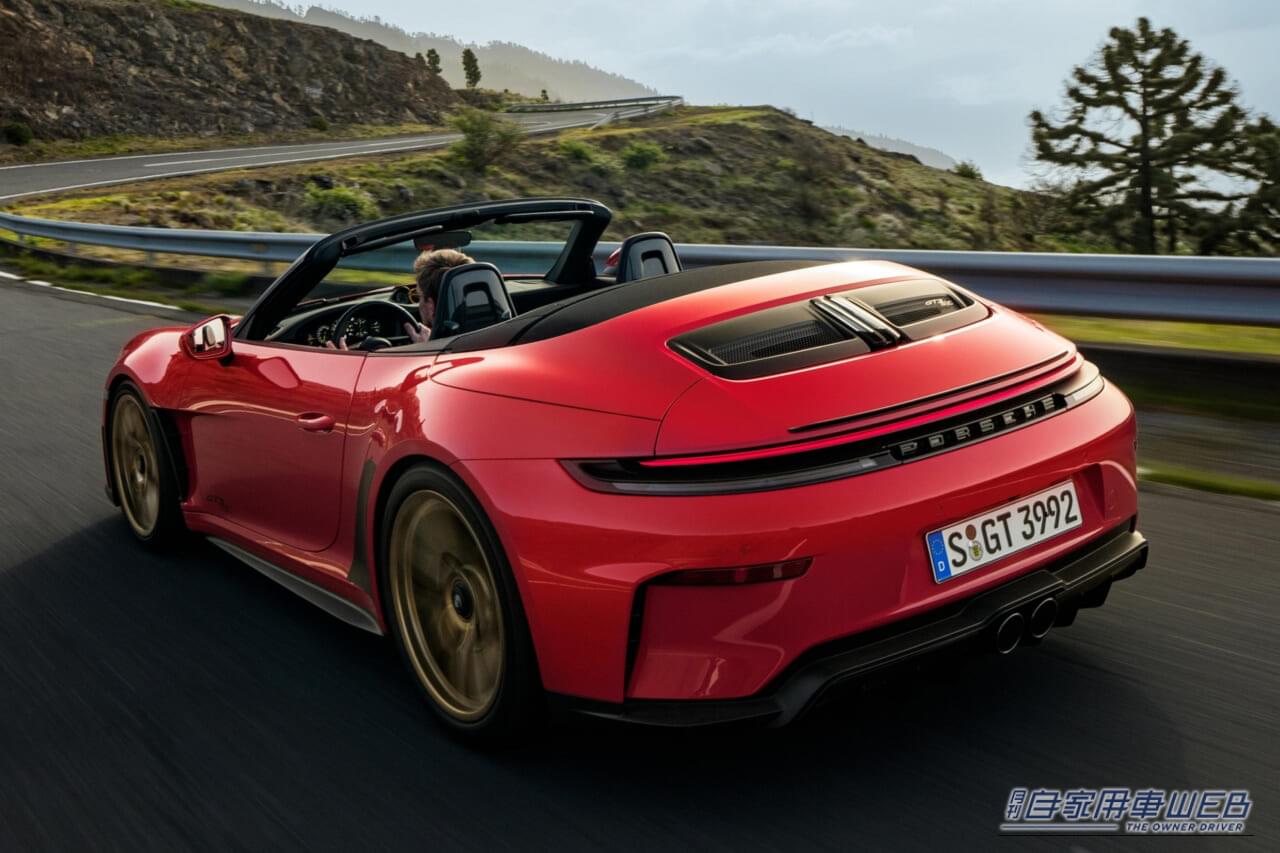 |自然吸気エンジンのMT仕様、そしてカブリオレ。こんなスポーツカーは、世界的にも極めて希少!【ポルシェ911 GT3 S/C 国内予約スタート】