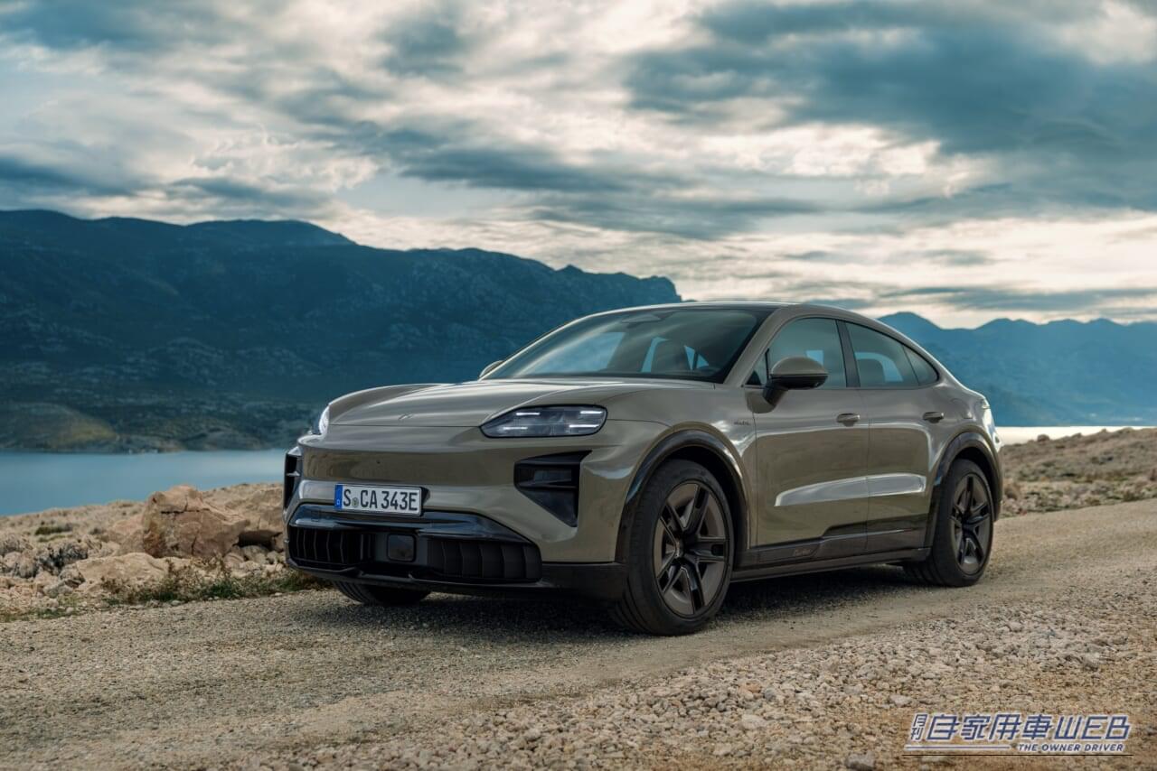 フル電動「カイエンクーペ」登場。911譲りの「美しさ」と、2.5秒の「加速」を手に入れた新世代のe-SUV