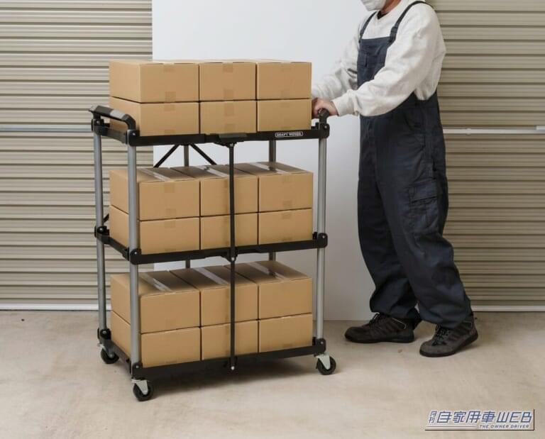 クラフトワークス クラフトワゴン（ファンスタンダード）｜「この発想はなかった…」とんでもない格納性！クルマの空いたスペースにもスッポリ積載。一度使うと手放せない、超便利アイテムを紹介！［クラフトワゴン］