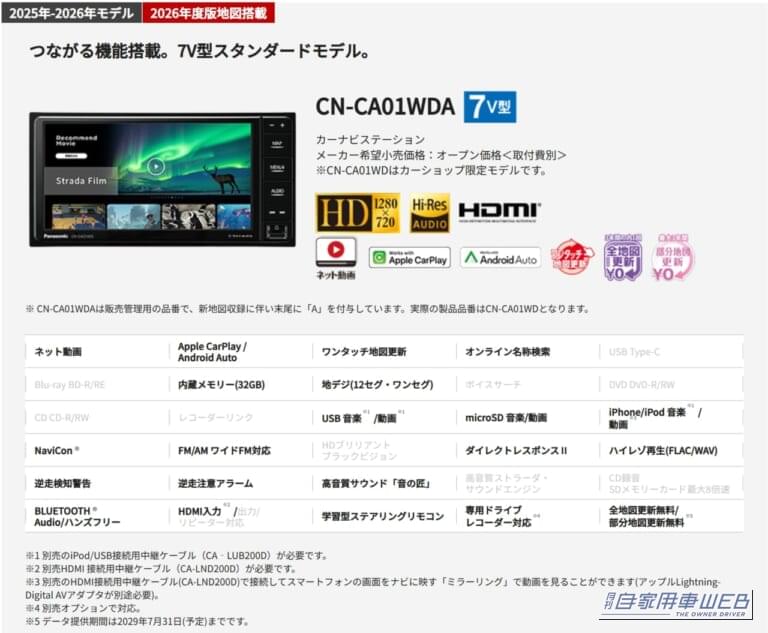 ストラーダCN-CA01WDA｜結局どっちがいいの？専用カーナビとアプリナビ。「使い分け」の極意