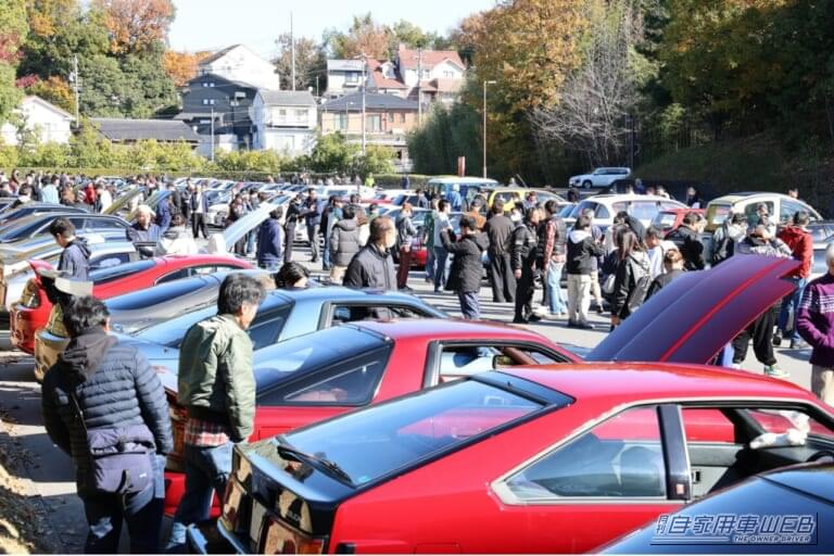 トヨタ博物館 「第2回 Classic Car Meeting」|トヨタ博物館、5月16日に「第2回 Classic Car Meeting」を開催。1980〜90年代の日本車約100台が集結