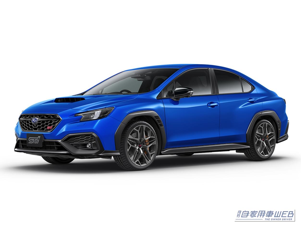 WRX「STI Sport♯」｜ついに本命「6速MT」搭載！ スバルが限定600台のコンプリートカー、WRX「STI Sport♯」を初公開。バランスドエンジン採用の究極仕様だ！