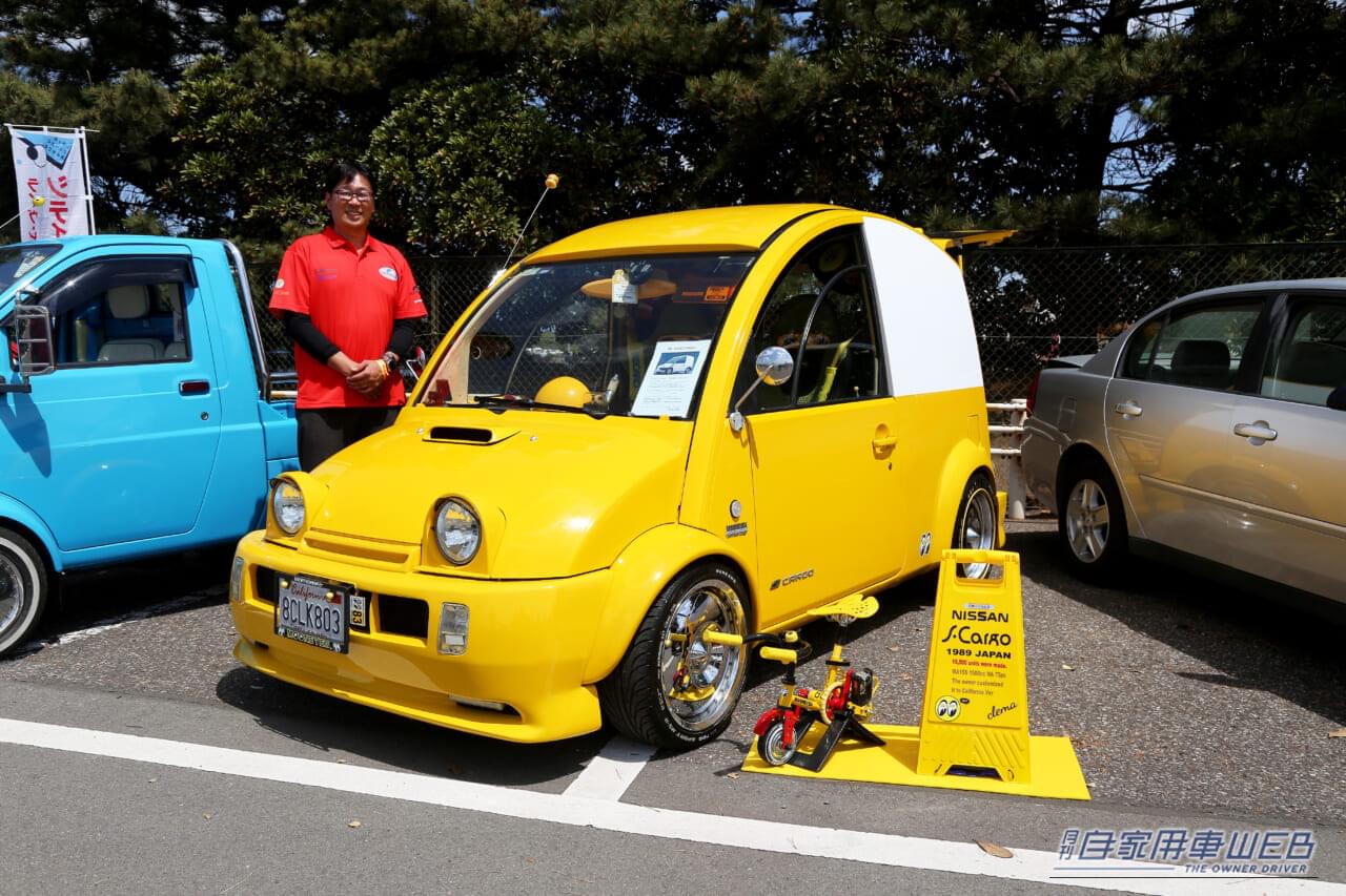 ｜カーゴルームに本格パソコン＆顕微鏡を完備した、珍車「エスカルゴ」は、大事な仕事の相棒として、日々活躍している現役車でした【高速有鉛フェスティバル2026】