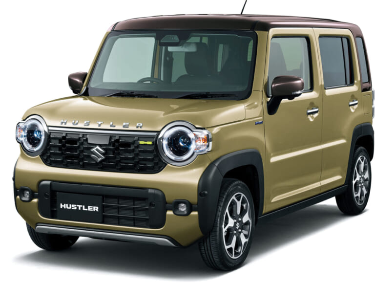 新型ハスラー ゲッジボード ブラウン色 スズキ、ハスラーの一部仕様変更を実施。ブラインドスポットモニターの