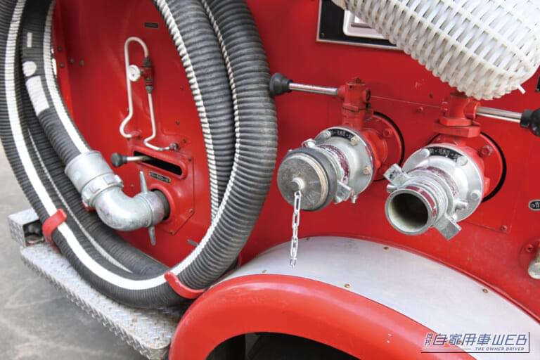 J-FH61型ファイヤーパトロール消防ポンプ自動車（1979年）ホース｜火のある所にいち早く参上！ 昭和を支えた真紅の名車！【シリーズ：はたらくクルマ】