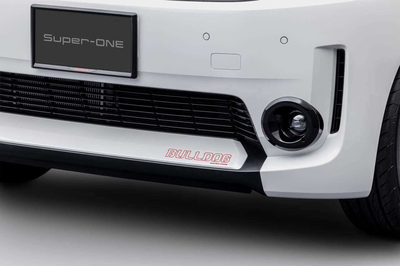 ｜伝説の「ブルドッグ」復活。パーツにもおトク感あり！【新型EVスーパーワン、純正アクセサリー発売】