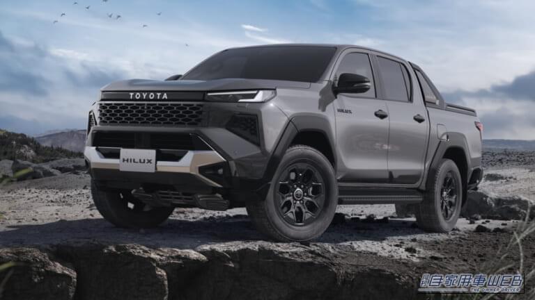 新型「ハイラックス」国内導入を発表。内装＆装備が大進化した、最強の「遊びクルマ」500万円切りで登場！