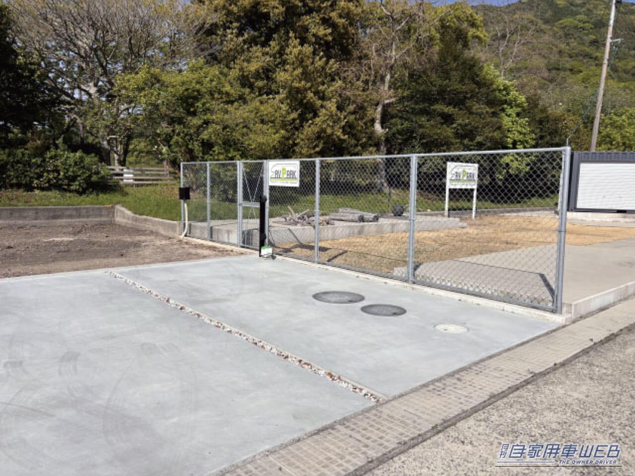 RVパーク タヌキの里、向島 ｜【車中泊旅行におススメ！ RVパーク最新情報】「錦橋に近く、瀬戸内海と山々に囲まれた自然豊かなRVパーク」 《 山口県防府市／RVパーク タヌキの里、向島 》