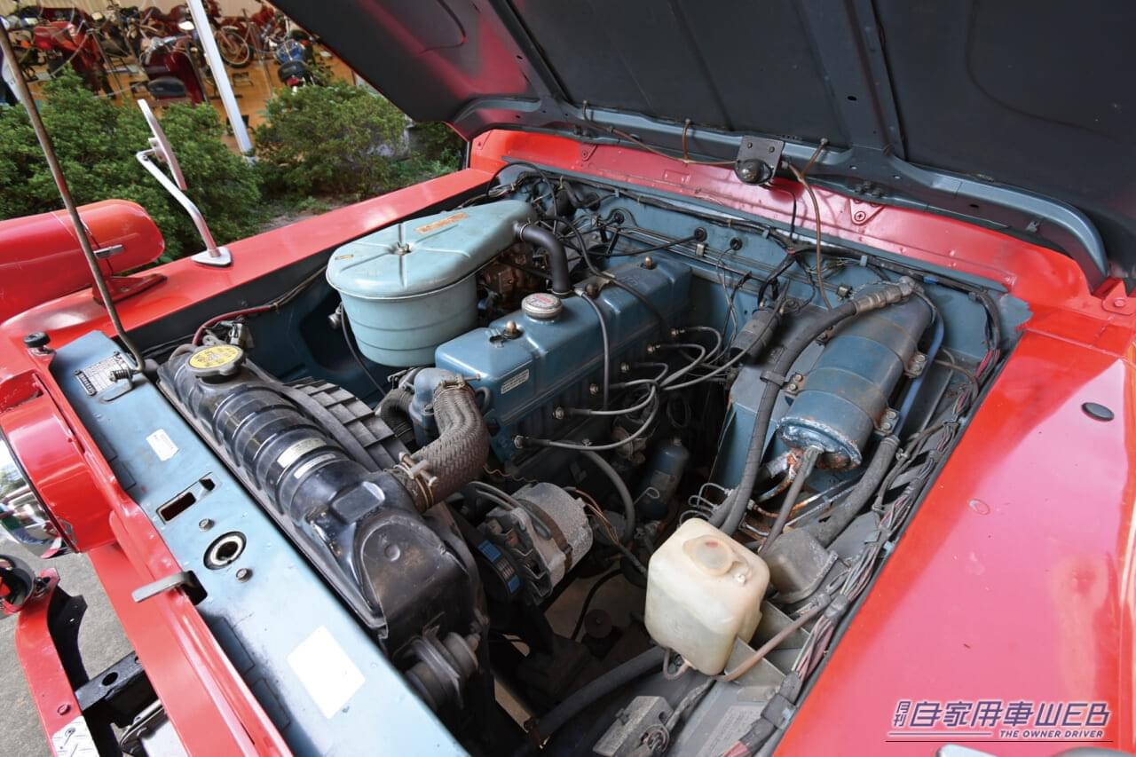 J-FH61型ファイヤーパトロール消防ポンプ自動車（1979年）エンジン｜火のある所にいち早く参上！ 昭和を支えた真紅の名車！【シリーズ：はたらくクルマ】